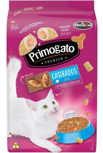 Primogato Castrado 10.1 Kg Con Nuggets Rellenas Y Regalo