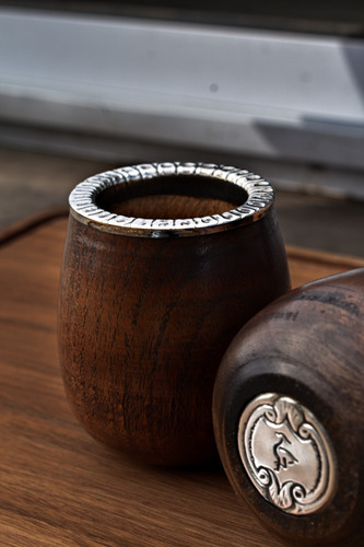Imagen 3 de 5 de Mate De Madera Gallito Con Virola Colonial