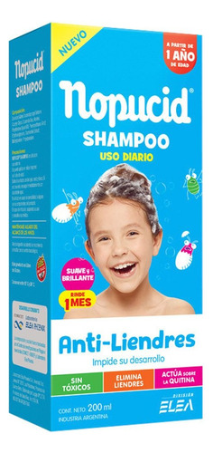 Nopucid Shampoo De Uso Diario 200ml 