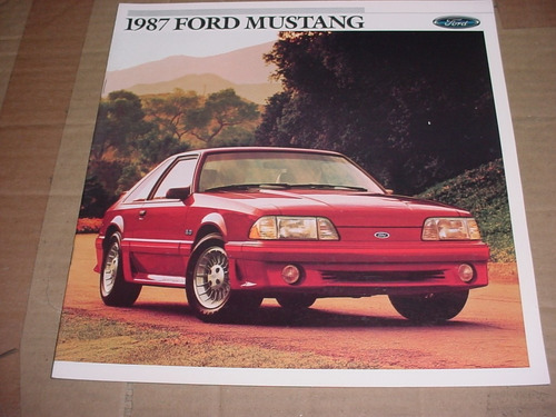 Folder Ford Mustang 87 1987 Gt Hardtop Svo Fastback V8 Cobra