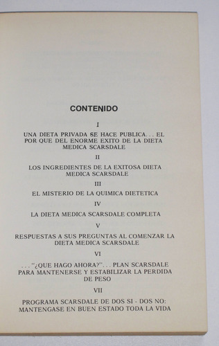 La Dieta Medica Scarsdale / Dr. Herman Tarnower (Usado)