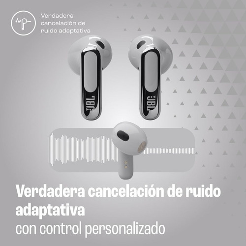 Audífono Jbl Live Flex 3 Anc Perfect Fit Ip55 - Silver