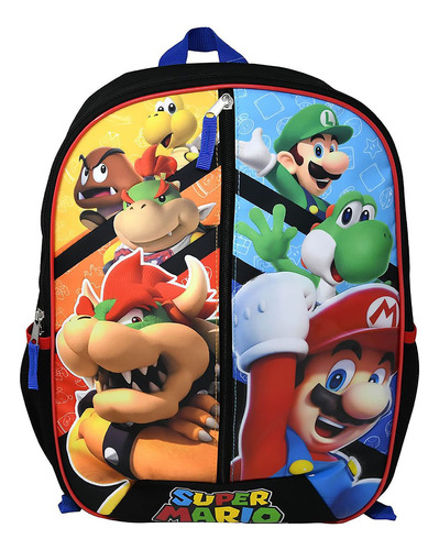 Super Mario - Mochila De 16 Pulgadas - Let Go