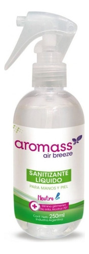 Alcohol Sanitizante 70% Aromass X 250 Ml Sheshu Home