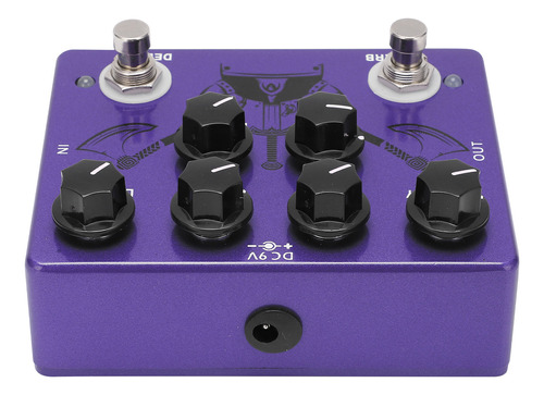 Guitarra De Pedal De Un Solo Efecto Reverb Digital Delay 2 E