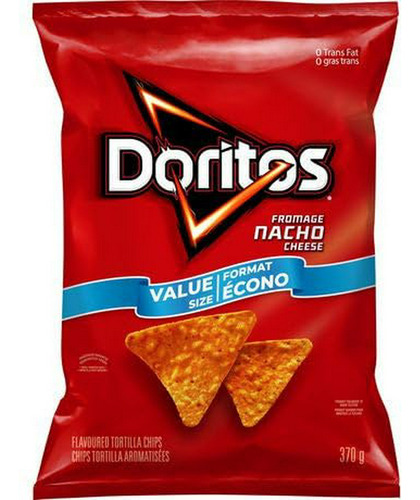 Doritos Nacho Queso, 370g/13.1oz, Bolsa Grande