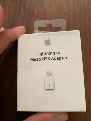Imagen 1 de 4 de Adaptador Lightning - Micro Usb iPhone Apple