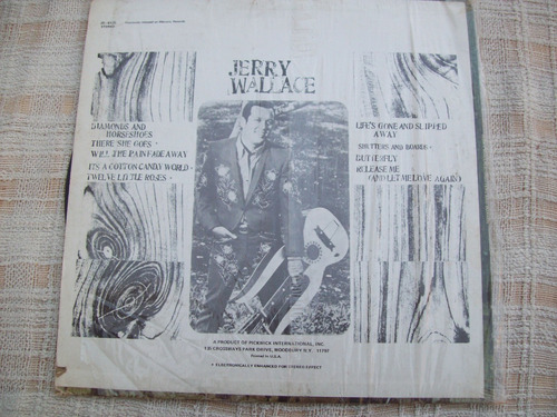 Disco De Vinilo De Jerry Wallace Shutters & Boards U.s.a.
