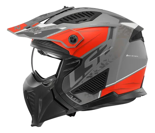 Casco Moto Ls2 Drifter 606 Mentonera Desmontable Ece 2206
