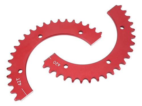 Piñón Trasero Go Kart Universal Split 420, Cadena 42 Dientes