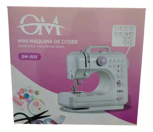 Maquina De Coser Portátil Eléctrica Hogar Pedal 12 Puntadas