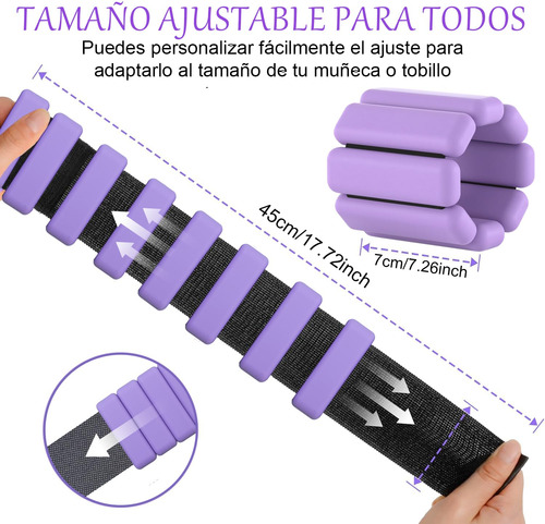 2pcs Polainas Para Tobillos Y Muñecas, (2x1lb) Polainas De