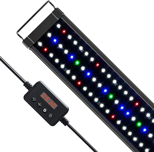 Luces Para Acuarios Nicrew Extensible (60 - 76.2 Cm), Led