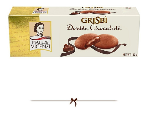 Galletitas Grisbi Rellenas De Chocolate 150g. - Italianas