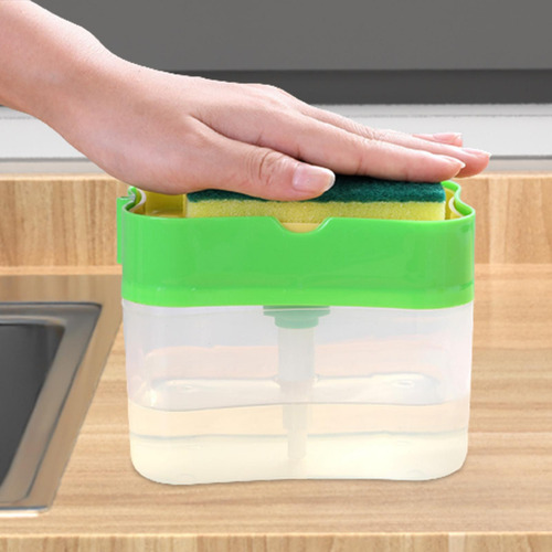 Dispensador De Jabón Y Soporte De Esponja Dispensador De