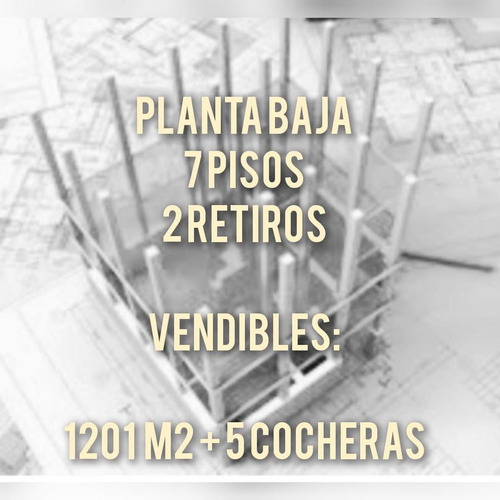 Terreno - En Limite Almagro Y Palermo, Mide 8.65 X 26 Mts, Apto Para 1201 M2 Vendibles Y 5 Cocheras