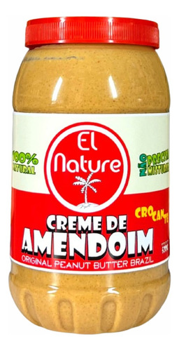 El Nature - Creme De Amendoim Crocante 520 Gr
