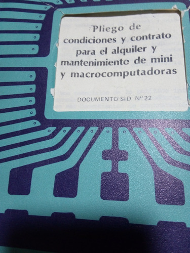Informática-secyt-1985-9 Documentos-informática Temas Varios
