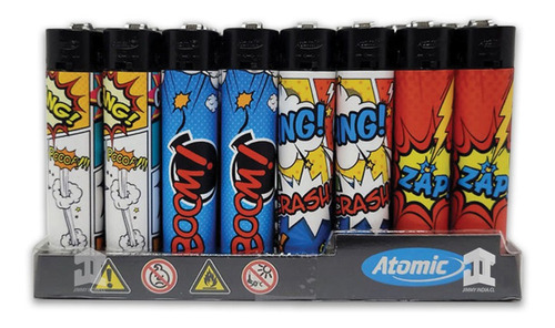 Encendedores Boom 24 Und- Distribuidor Oficial Atomic