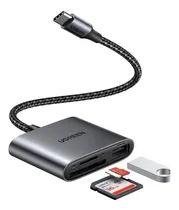 Comprar Lector De Tarjetas Ugreen 3en1 Usb-c A Usb Sd Tablet Laptop