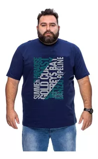 Kit 5 Camisetas Masculinas Atacado G1 Ao G5 Extra Plus Size