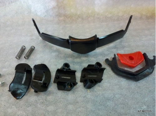 Kit Reparacion Boton Mentonera Casco Hawk Rs5 Ap Motos