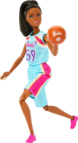 Barbie Made To Move Basketball  Nueva Mattel 