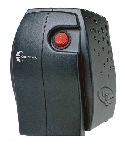 Estabilizador Bem Ligado 500va 4 Tomadas Bivolt Manual Preto