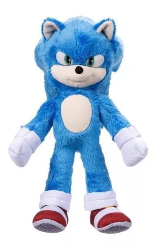 Boneco Sonic 2 Filme Original Plush 33 Cm Importado Eua