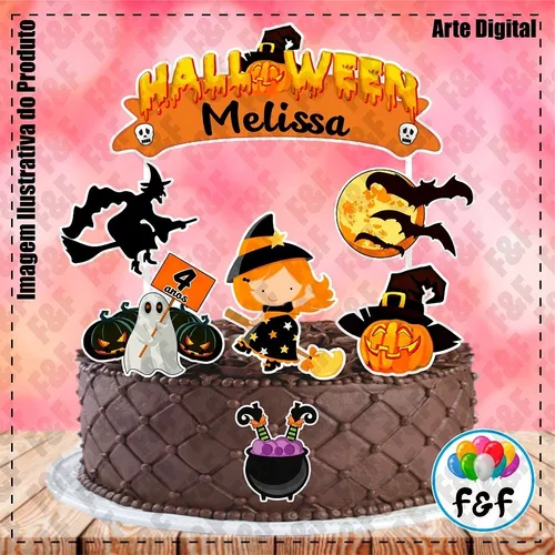 Kit Festa Fácil Halloween - Decoração De Dias Das Bruxas