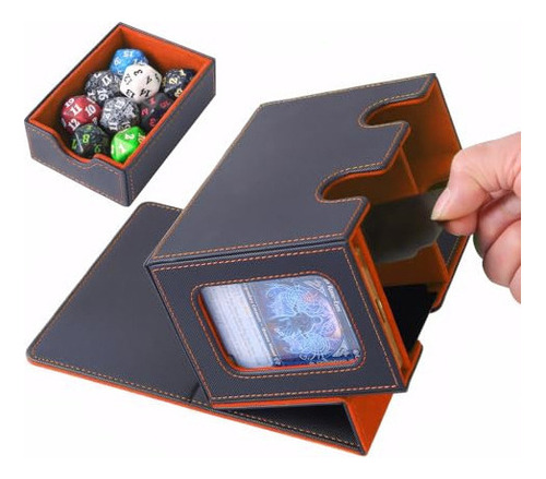 Afiing Mtg Deck Box Para Commander, Caja De Tarjetas Mtg Con