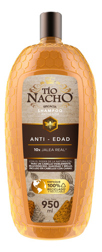 Shampoo Tío Nacho Anti - Edad 10x Jalea Real 950 Ml