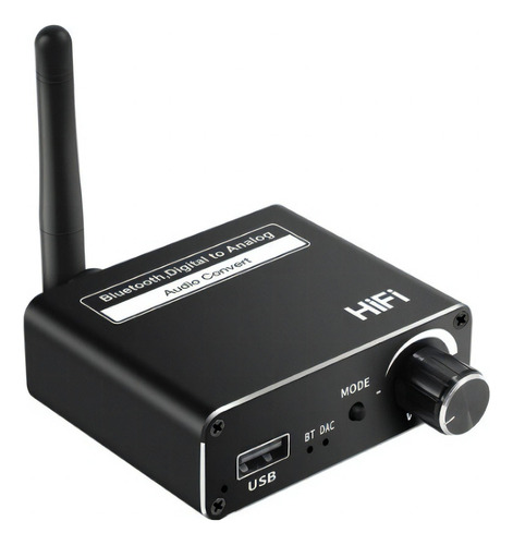 Conversor de audio digital e bluetooth analógico volume EL201-CVB
