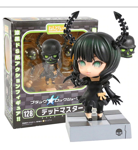 Dead Master 128 Black Rock Shooter Nendoroid Figura Anime