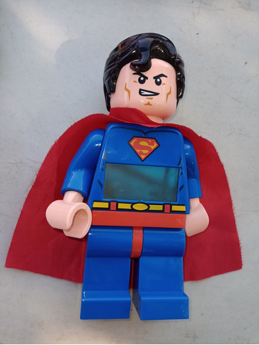 Reloj Lego Despertador Digital Superman Dc Comics Super Hero