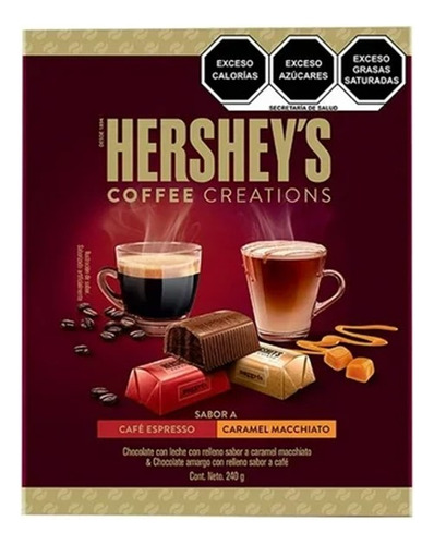 Hersheys Coffee Creations Chocolate Sabor Café 240g