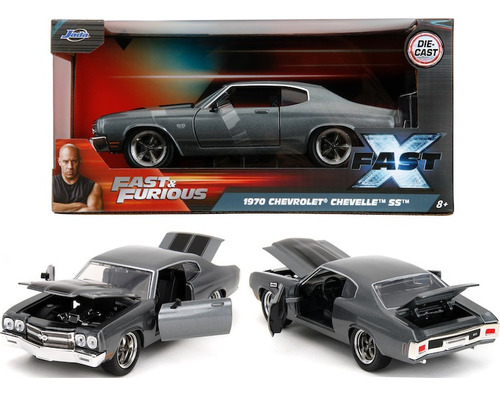 Jada 1:24 Doms 1970 Chevrolet Chevelle Ss  Rapido Y Furioso