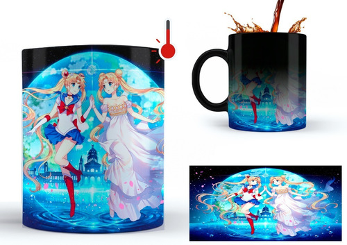 Taza Mágica Sailor Moon Anime