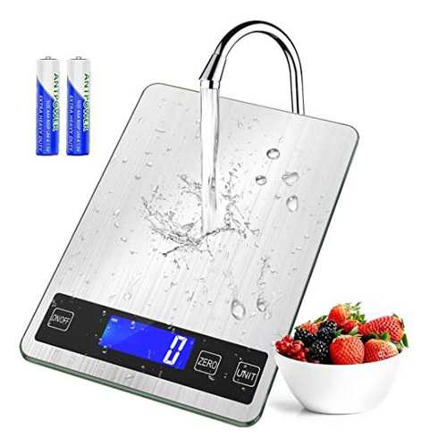 Back Ktcl Digital Food Kitchen Scale, 22lb Weight D71jx