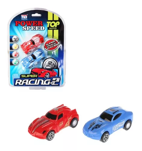 Kit 2 Carros Carrinhos Para Pista Fricção Corrida em Promoção na Americanas