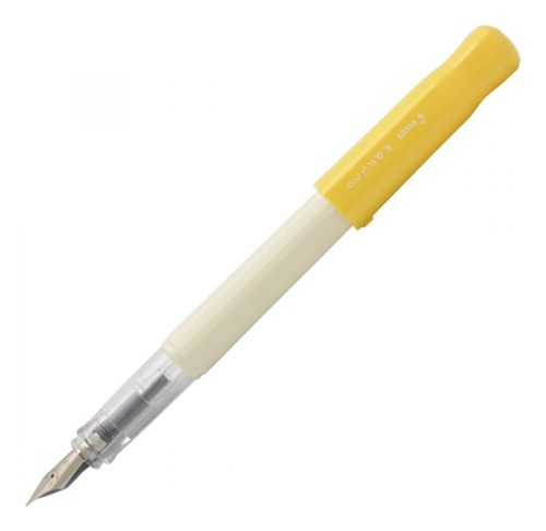 Caneta Tinteiro Pilot Kaküno Amarelo Pastel F