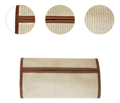 Caja De Pañuelos De Papel Tejida Rectangular, Reutilizable,
