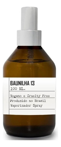 Perfume Baunilha 13 - 100ml Vegano E Cruelty Free