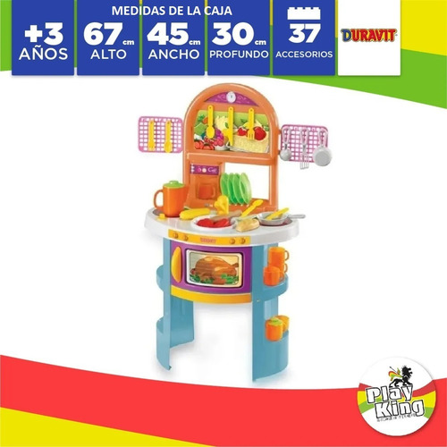 Imagen 3 de 5 de Duravit Cocina Grande 90 Cm 37 Acce.+horno+cafetera Playking