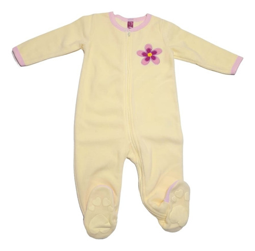 Pijama Enterito Osito Bebe Micropolar Con Pie