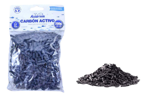 Carbon Activo 200gr Para Acuario Material Filtrante 