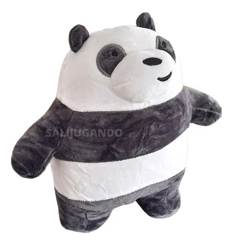 Peluches Osos Escandalosos Panda Pardo Polar 23cm Pack X3