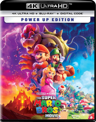 Mario Bros Película Animada 4k Original - Power Up Edition