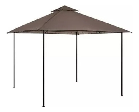 Pergola Metálica Con Ventilación Elegante Jardin Oferta Pf