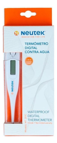 Termometro Digital Medico De Bolsillo Contra Agua Color Blanco